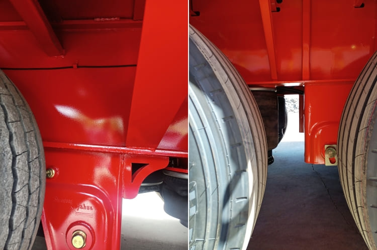 7 axle low bed trailer (7).jpg 7 Axle Low Bed Trailer with Air Suspension