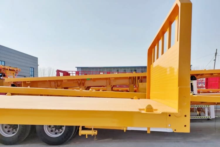 4 Axle Flatbed Trailer with Air Bag Suspension