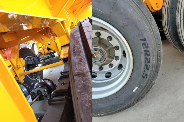 4 Axle Flatbed Trailer with Air Bag Suspension