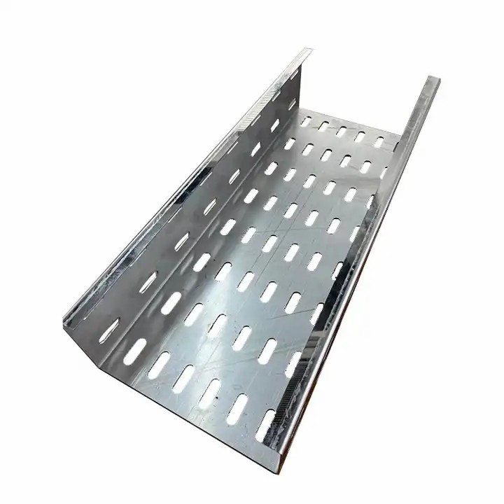 China Hot Sale Low Price Different Size and Accessories Galvanized Cable Tray Catalogue Perforated Cable Trays