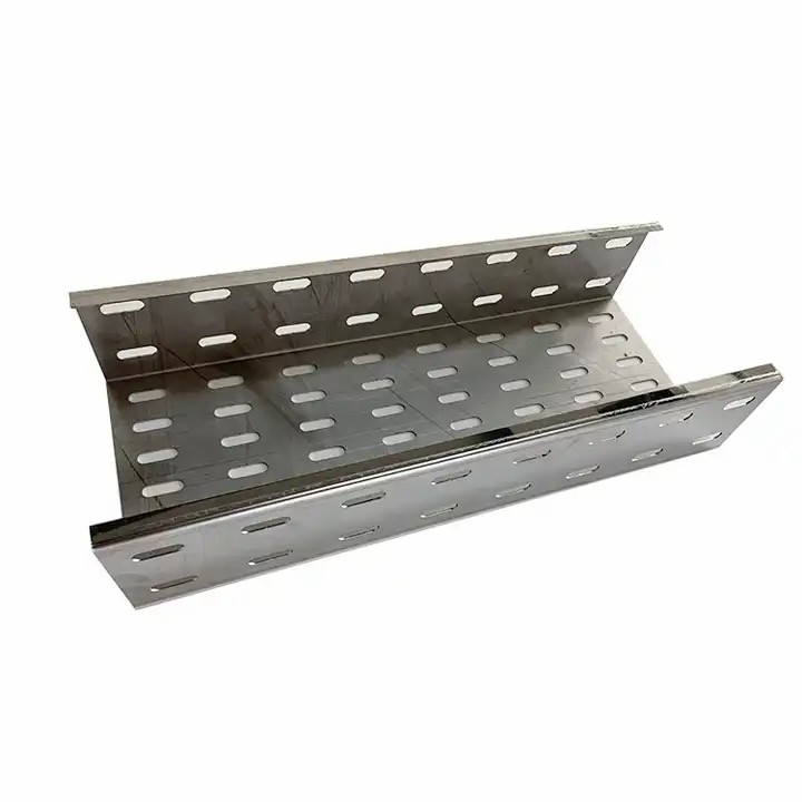 Advanced Equipment 50-600mm Width Custom Ventilated Galvanized Steel Perforated Cable Tray