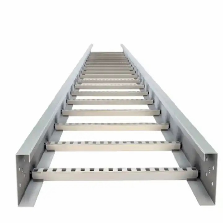 Equipment Professional Side Rail Height 50-200mm Perforated Stainless Steel Ladder Cable Tray