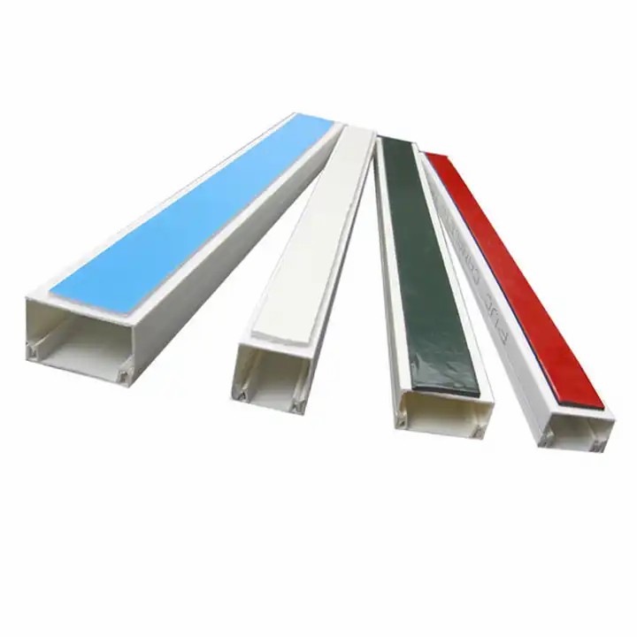 Good Insulation Multi-Color Customized Plastic Cable Tray Wiring Cable Ducts PVC Cable Trunking