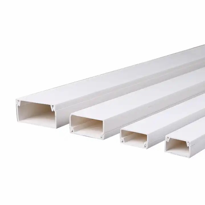 Quality Assurance Heat Resistant White Cable Trunking PVC Size Custom Plastic PVC Electric Cable Tray
