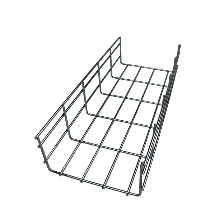 Basket Steel Cable Tray Outdoor 200*100 100*50 Galvanized Wire Mesh Cable Tray