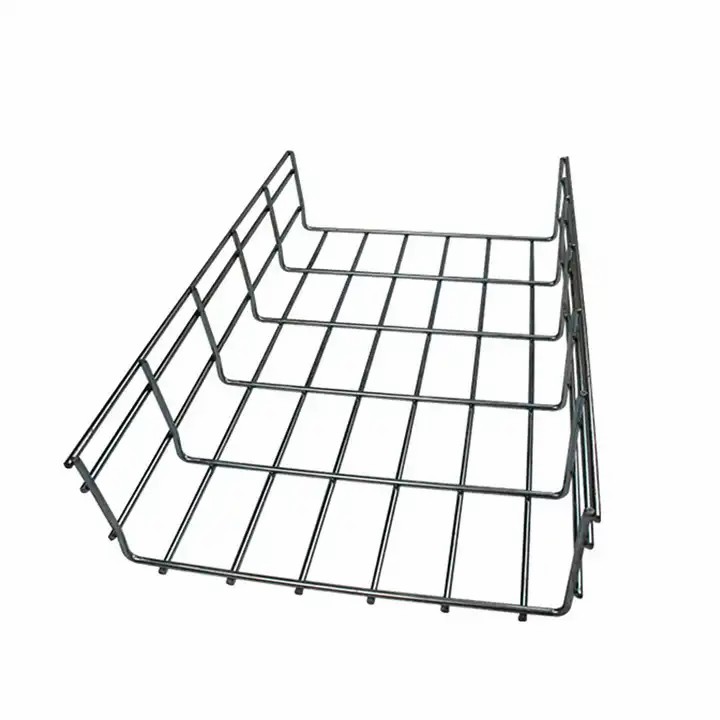 Low Price Wholesale 200mm 100mm Size Basket Network Mesh Galvanized Steel Wire Cable Tray