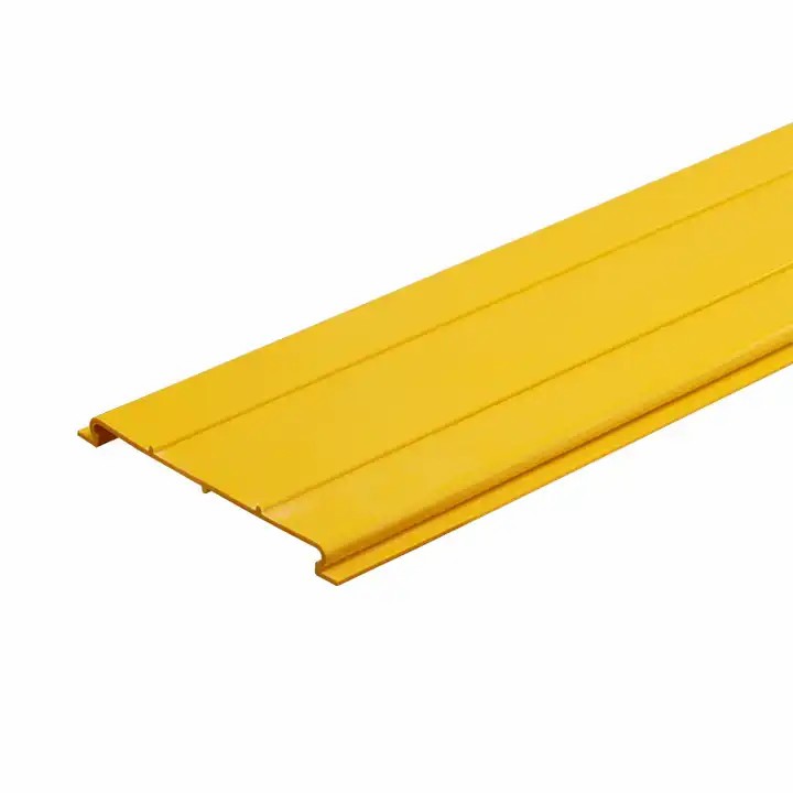 Customizable Hot Selling Fiber Duct Tray Yellow PVC Fiber Optic Guide Raceway Cable Tray