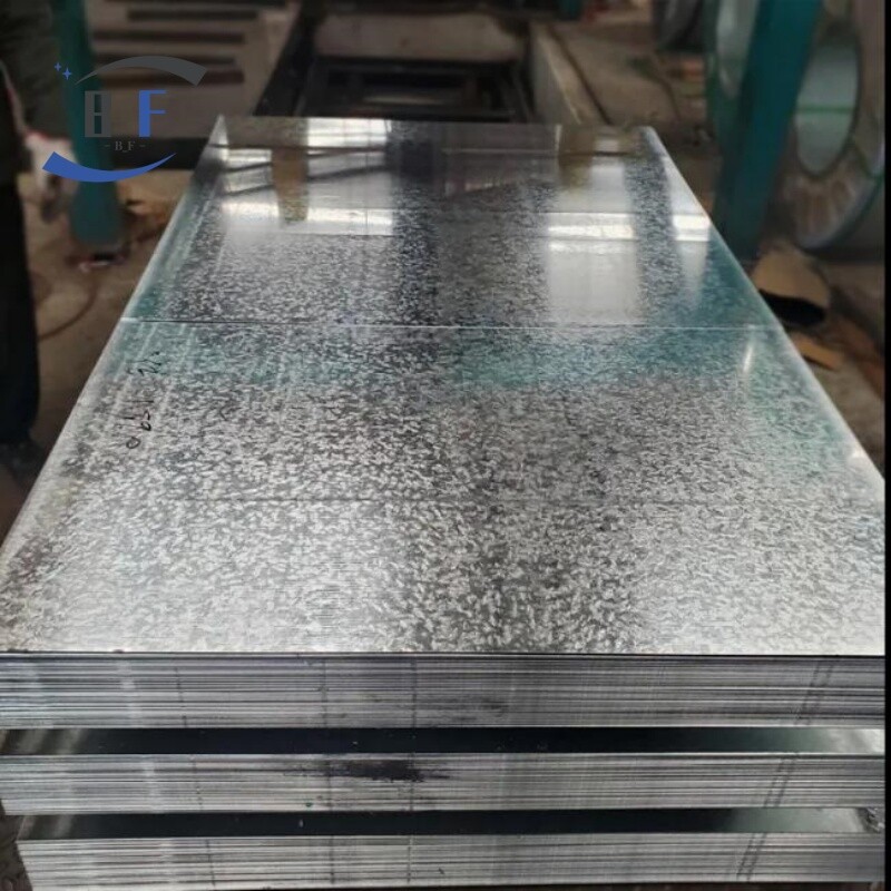 Galvanized plate