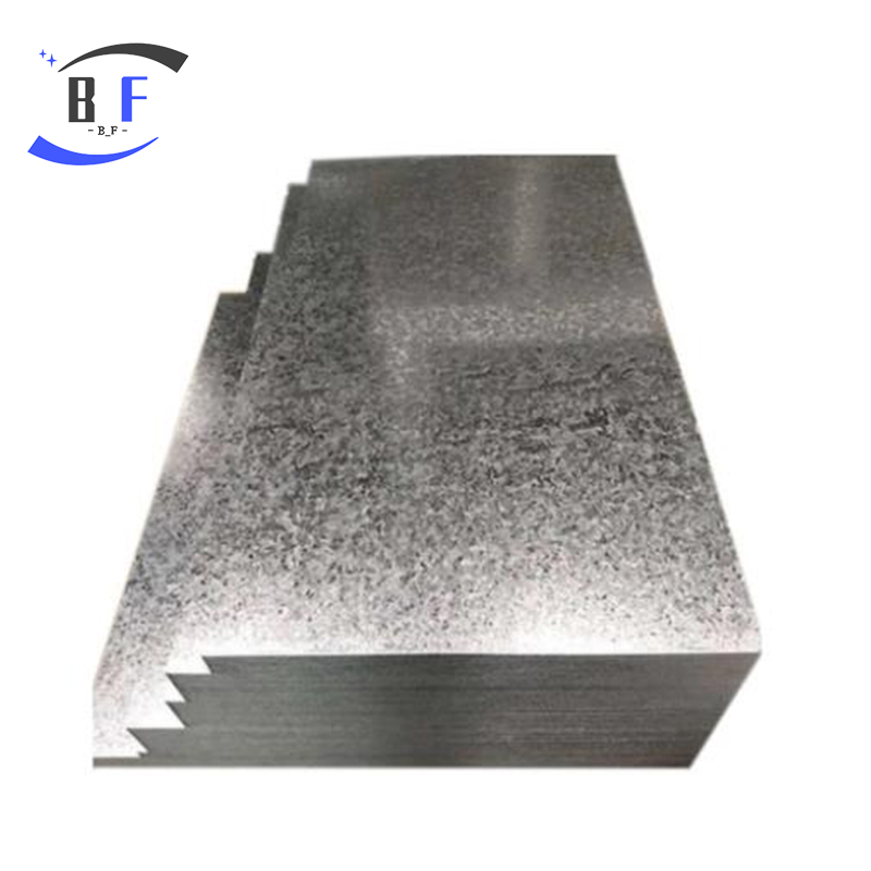 Galvanized plate