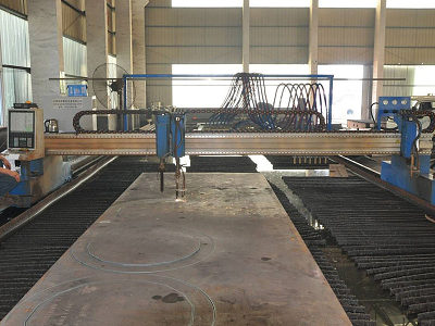 CNC plasma flame cutting machine