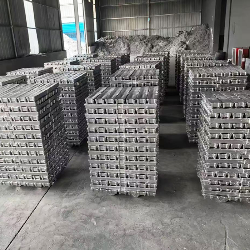 High quality pure aluminum ingots