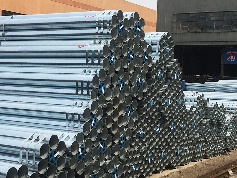 Hot dip galvanized steel pipe Municipal drainage pipe DN150 galvanized pipe Corrosion resistant steel pipe Aluminum zinc plated pipe