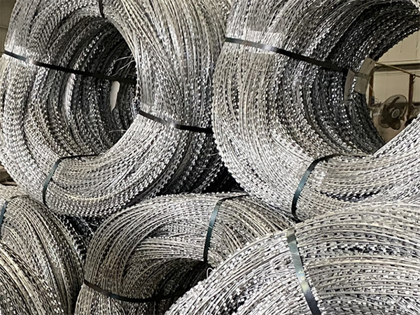 Stainless steel blade, barbed rope, barbed wire fence, isolation net, and anti climbing wall