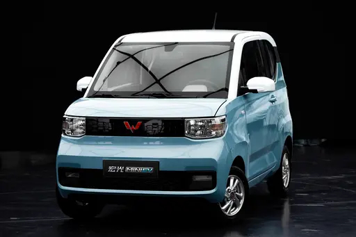 Wuling Hongguang Mini Ev New Energy Vehicles Mini Electric 4 Wheeler Wuling Mini Ev