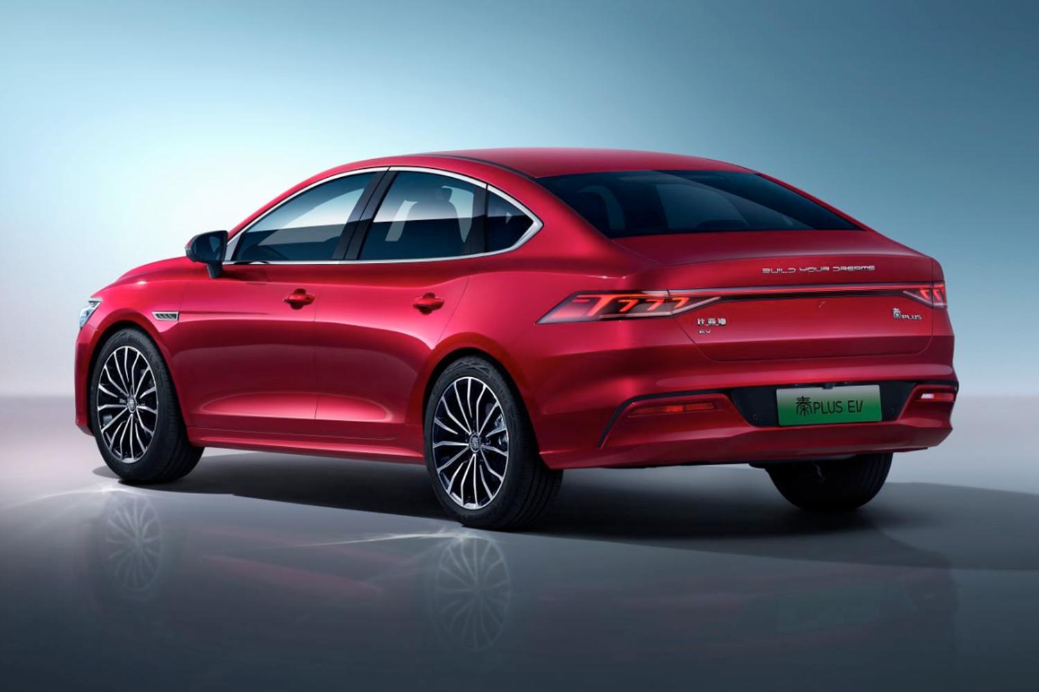 Cheap BYD Qin Plus electric car motor flagship 610 km BYD FWD Qin Plus sedan electric car 610 km