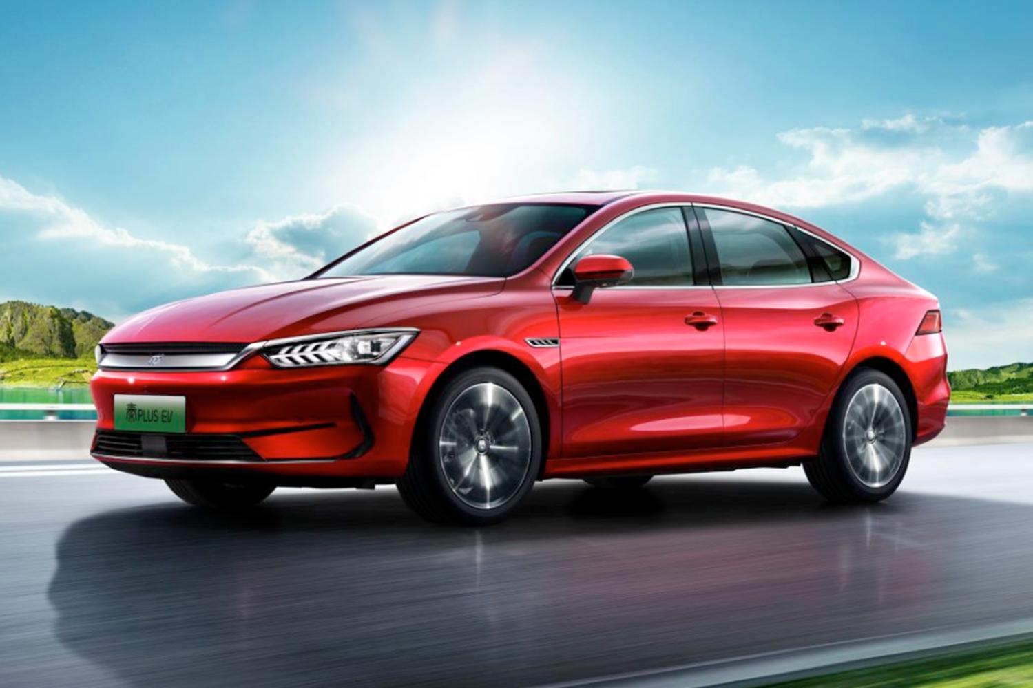 Cheap BYD Qin Plus electric car motor flagship 610 km BYD FWD Qin Plus sedan electric car 610 km