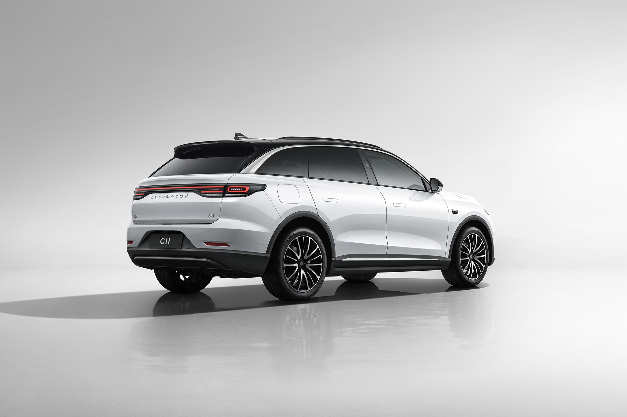 Latest version leap motor c11 2024 610k leapmotor c11 hybrid Extended Range Electric Vehicle and Pure electric range 650 ev car