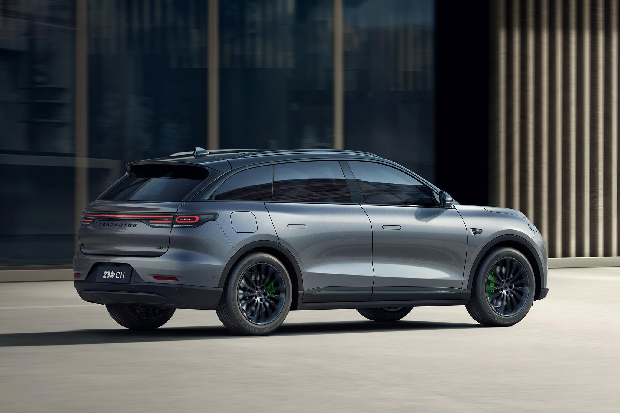 Latest version leap motor c11 2024 610k leapmotor c11 hybrid Extended Range Electric Vehicle and Pure electric range 650 ev car