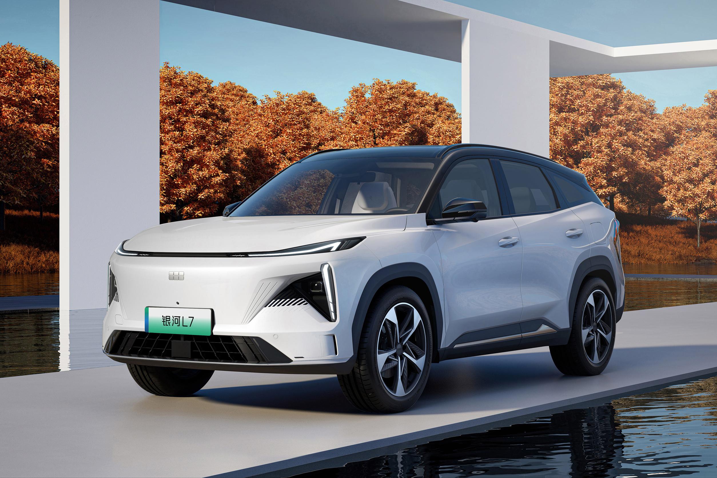 New Energy ev suv geely monjaro galaxy l7 fast electric car new car 2024 electric vehicle Electric Suv Gas Powered