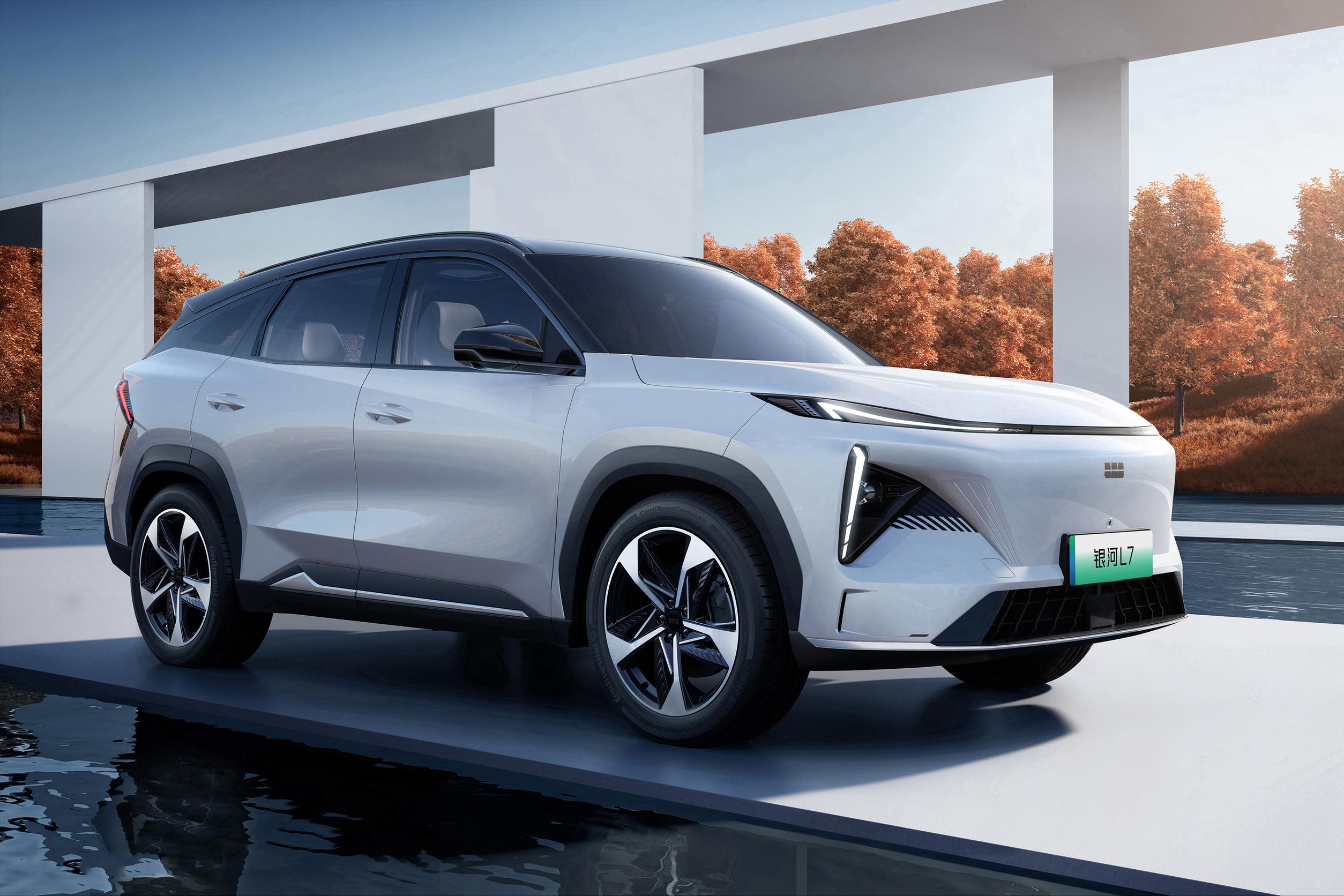 New Energy ev suv geely monjaro galaxy l7 fast electric car new car 2024 electric vehicle Electric Suv Gas Powered