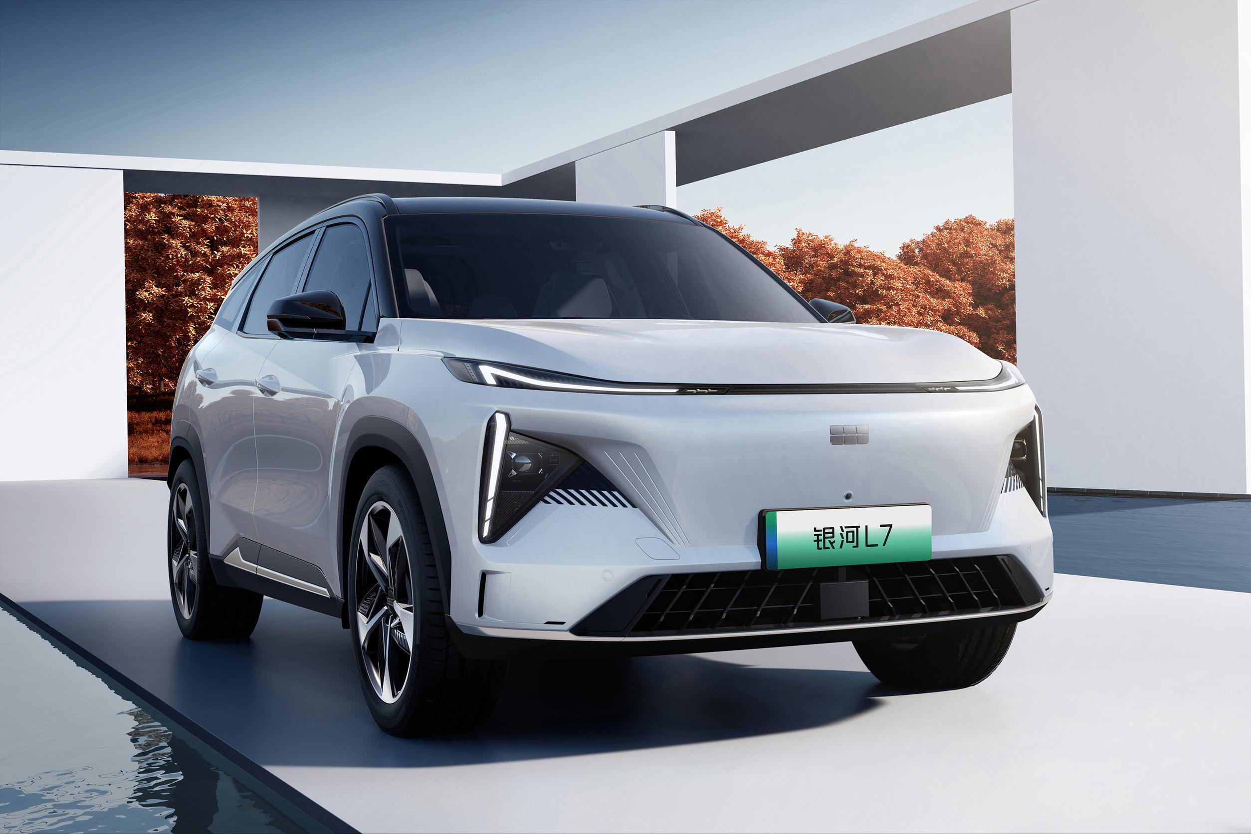 New Energy ev suv geely monjaro galaxy l7 fast electric car new car 2024 electric vehicle Electric Suv Gas Powered