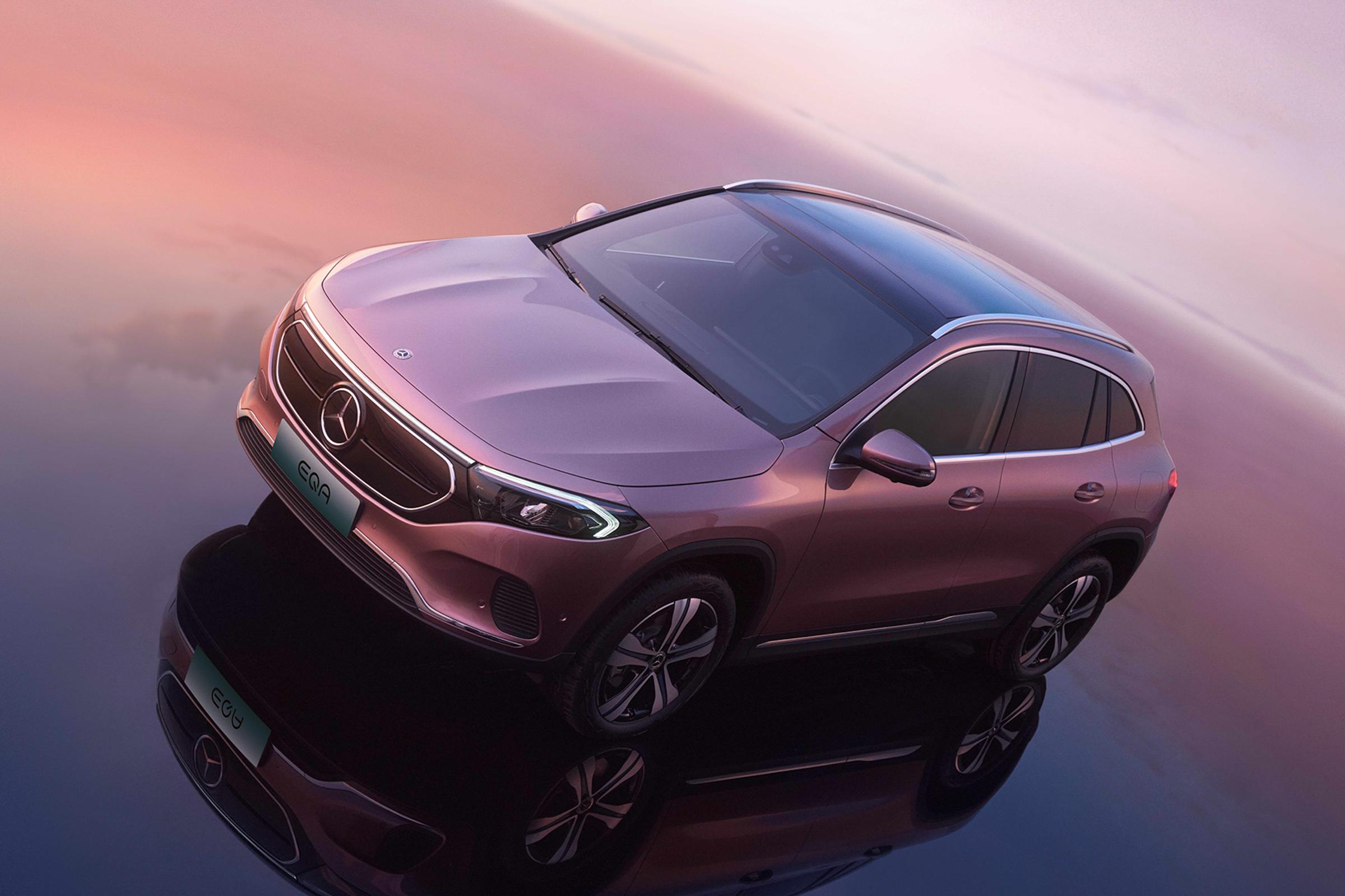 Mercedes-benzs EQA 2023 pure electric SUV ultra-long range 619km luxury large space high-quality cheap adult electric
