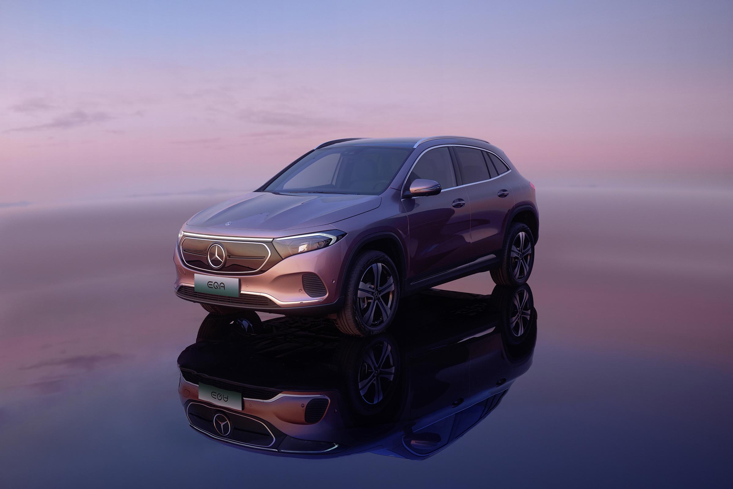 Mercedes-benzs EQA 2023 pure electric SUV ultra-long range 619km luxury large space high-quality cheap adult electric