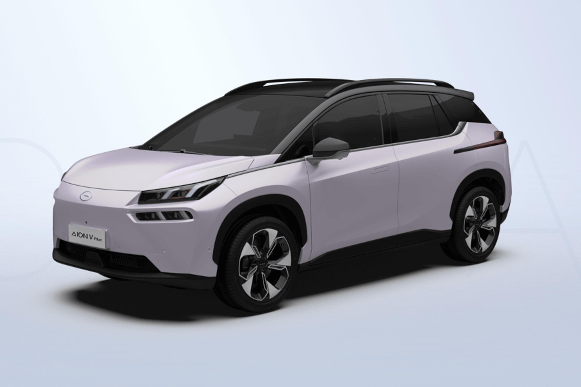 The latest AION V PLUS 60 Starlight Edition China exports new energy electric vehicles.
