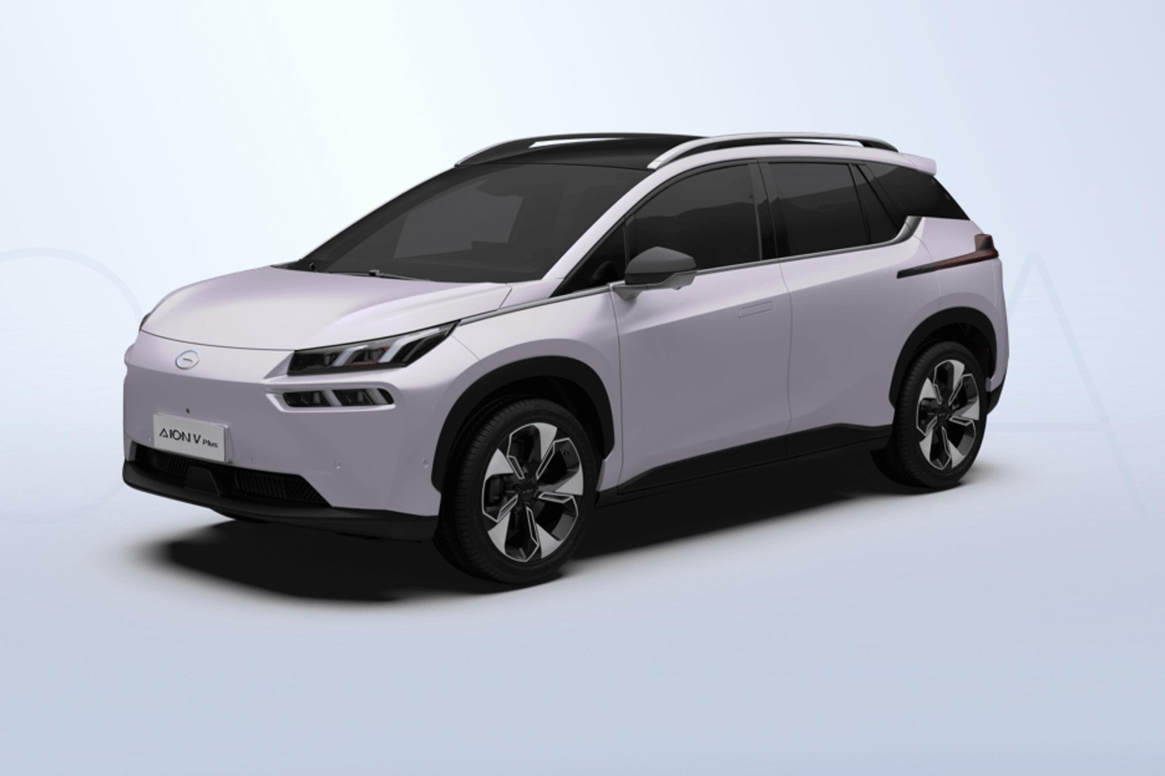 The latest AION V PLUS 60 Starlight Edition China exports new energy electric vehicles.