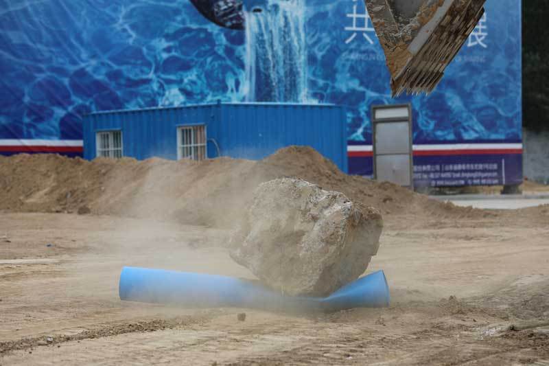 pvc-o pipe shock resistance test-2