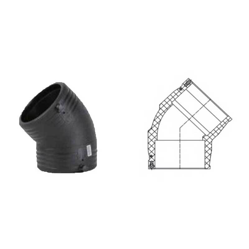 Electric fusion elbow(45°)  .jpg