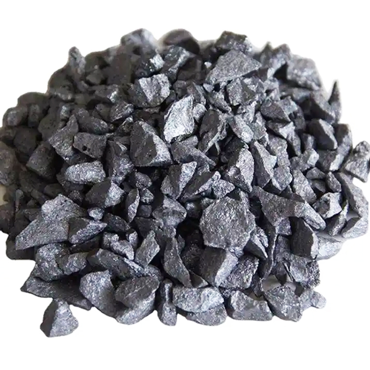 Silicon calcium particles