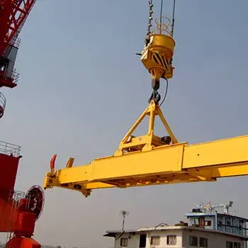 Hydraulic rotary container hooks