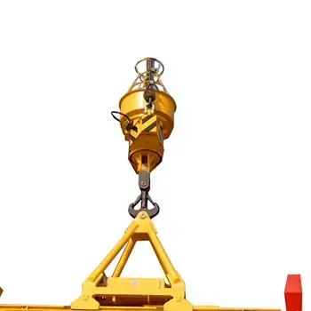 Hydraulic rotary container hooks