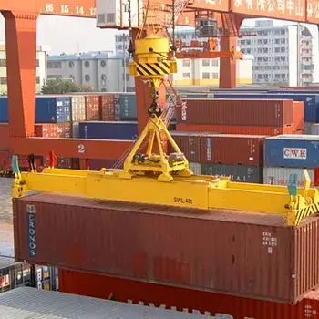 Hydraulic rotary container hooks