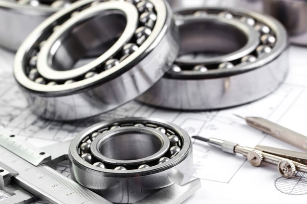 What are the important application industries for bearings?