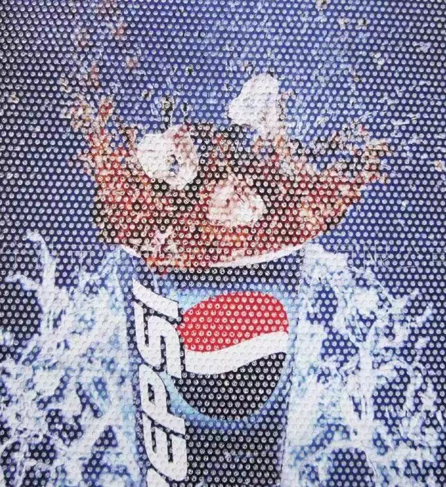 One way vision vinyl standard  140um/140gsm  