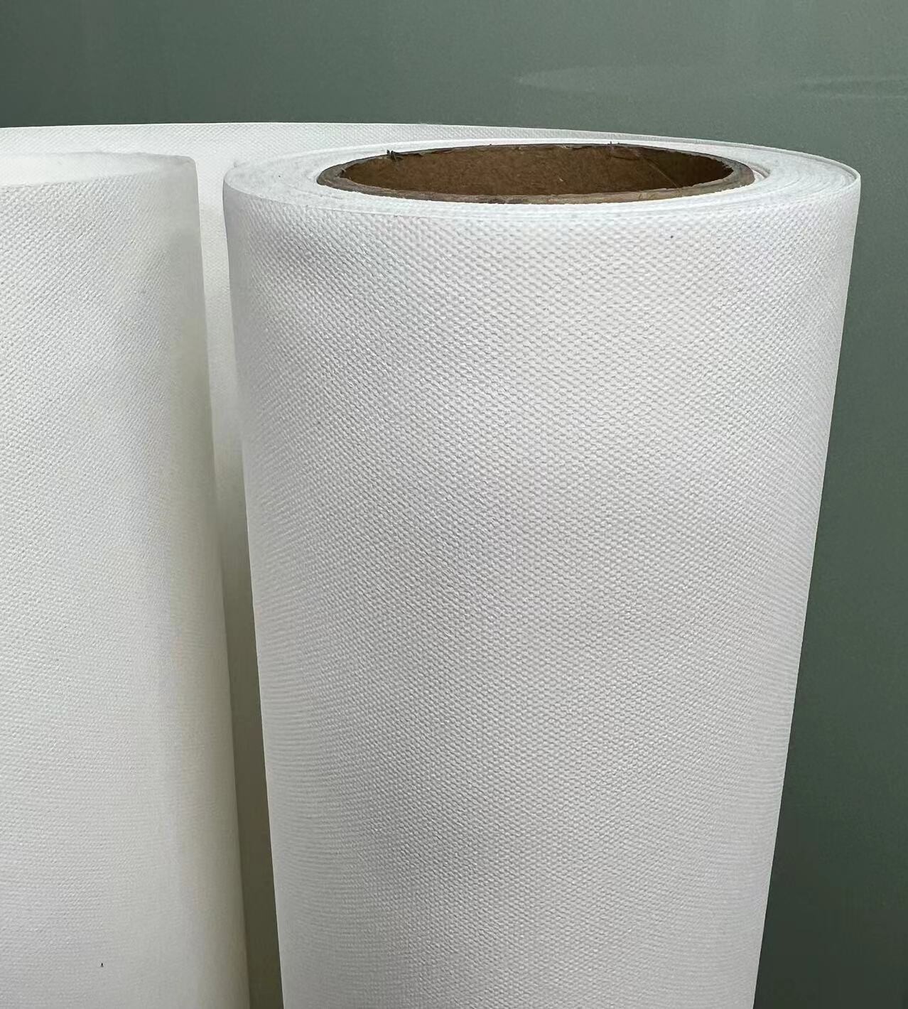 Eco solvent pure cotton art canvas white back  400gsm 