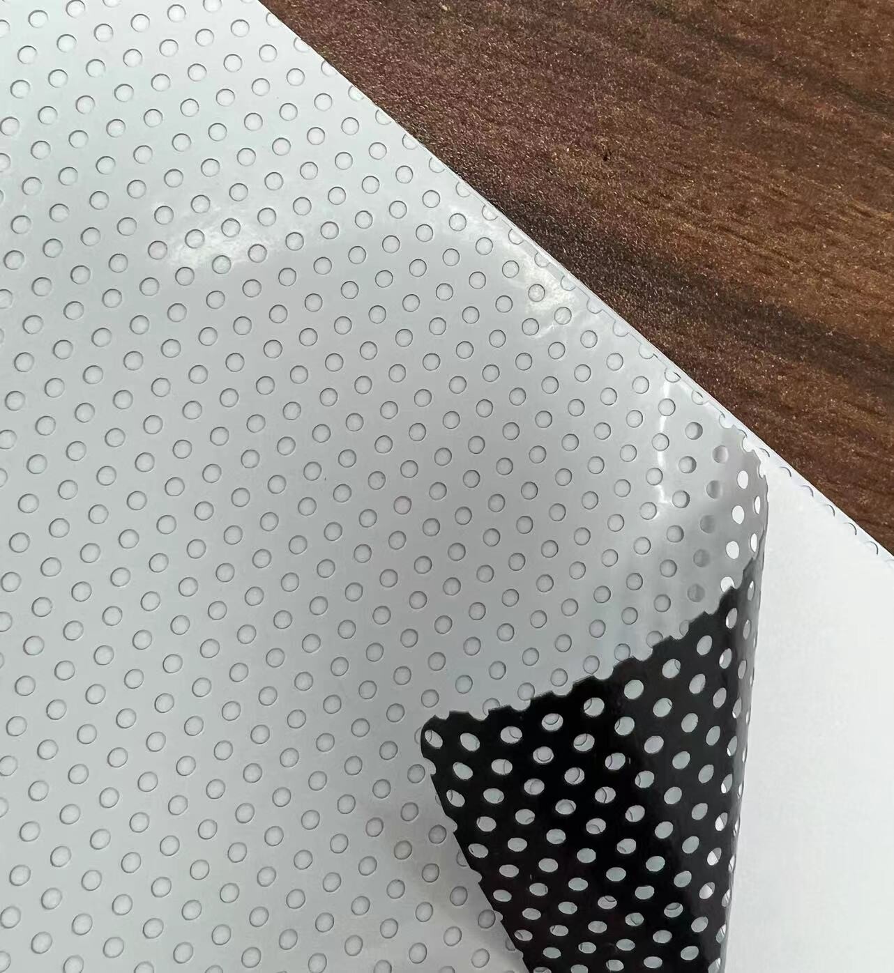 One way vision vinyl    small hole 