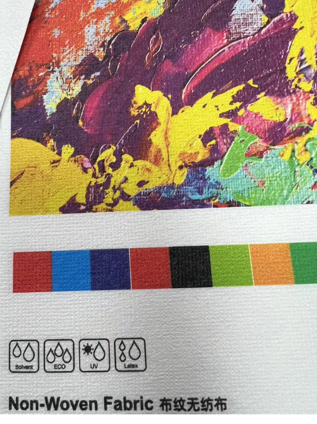 Non woven wall fabric  canvas texture