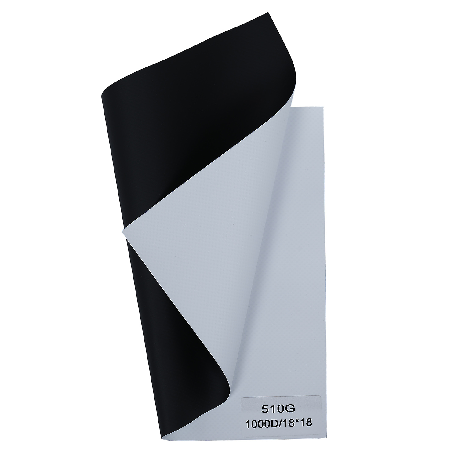 Hot laminated frontlit PVC banner black back