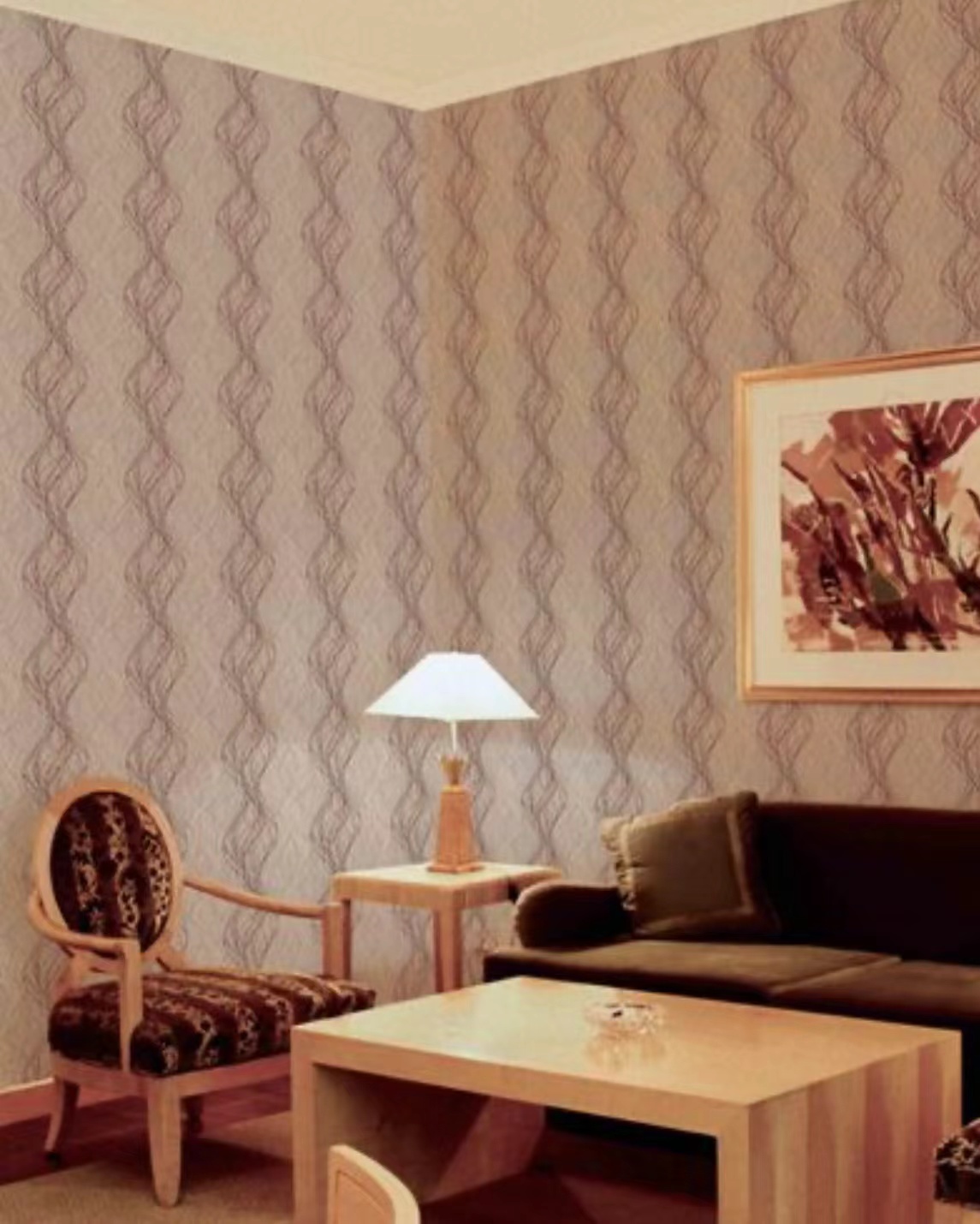 wall fabric with adhesive matte 215gsm