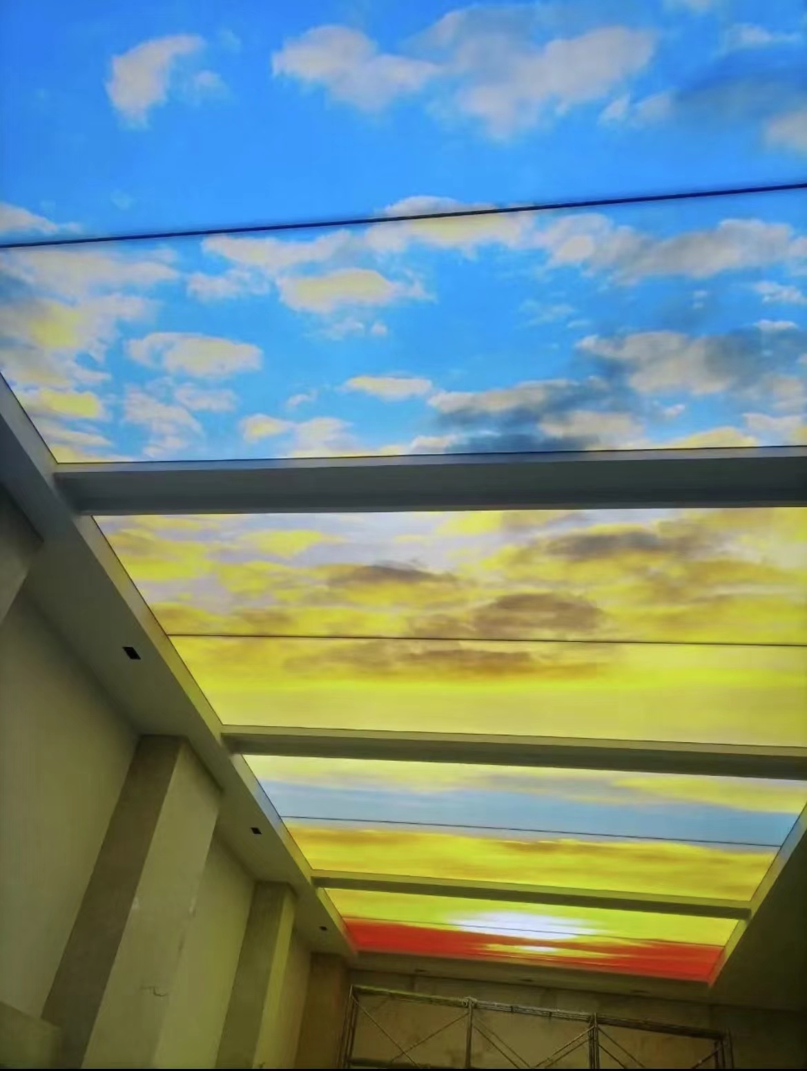 ceiling soft pvc film backlit 180um