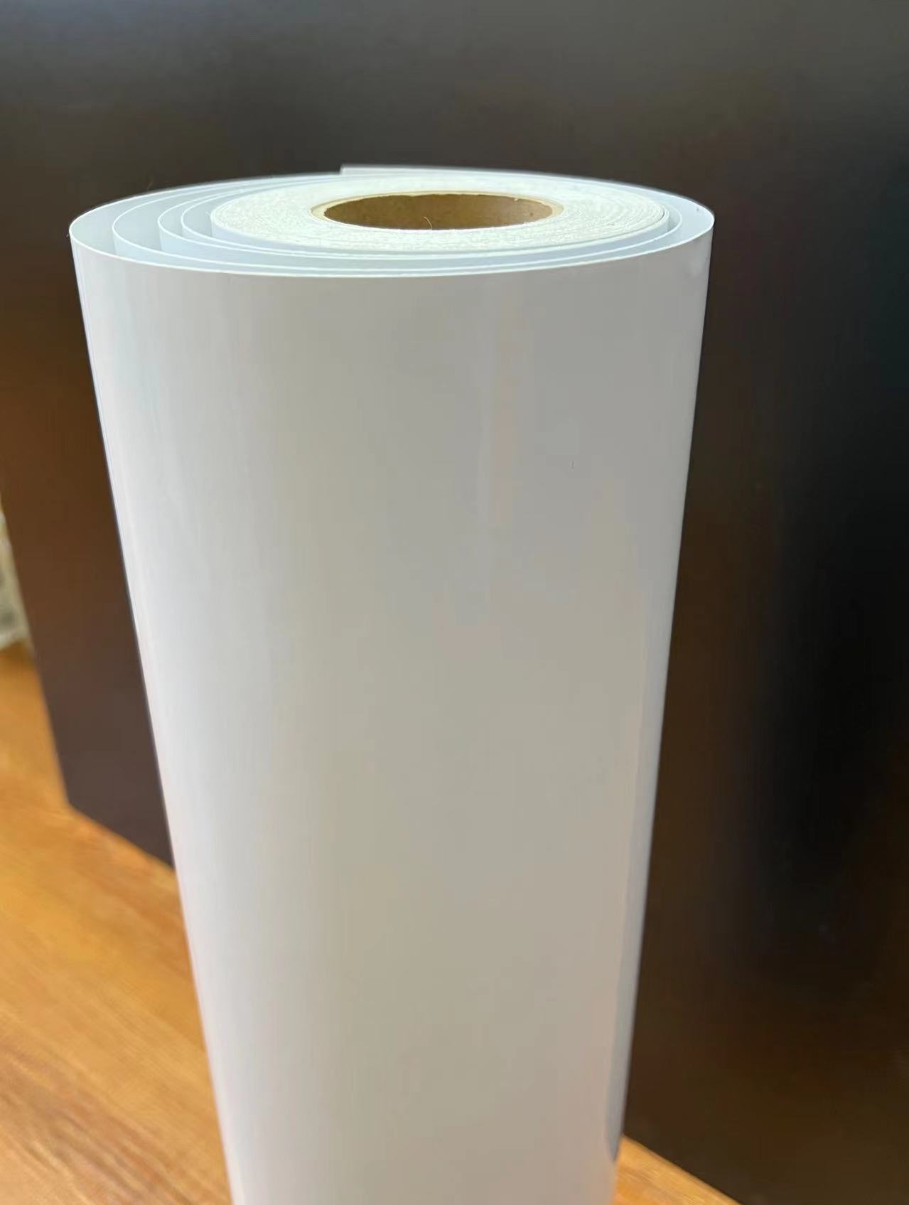waterproof white Vinyl S/A Glossy(for pigment ink)