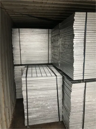 Galvanized steel gratings shipped to Colombia