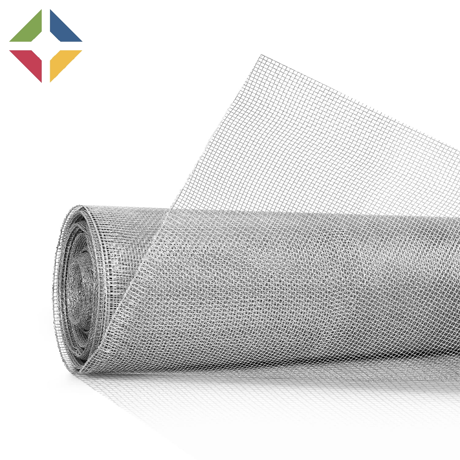 Galvanized Steel Wire Rolled Woven Mesh