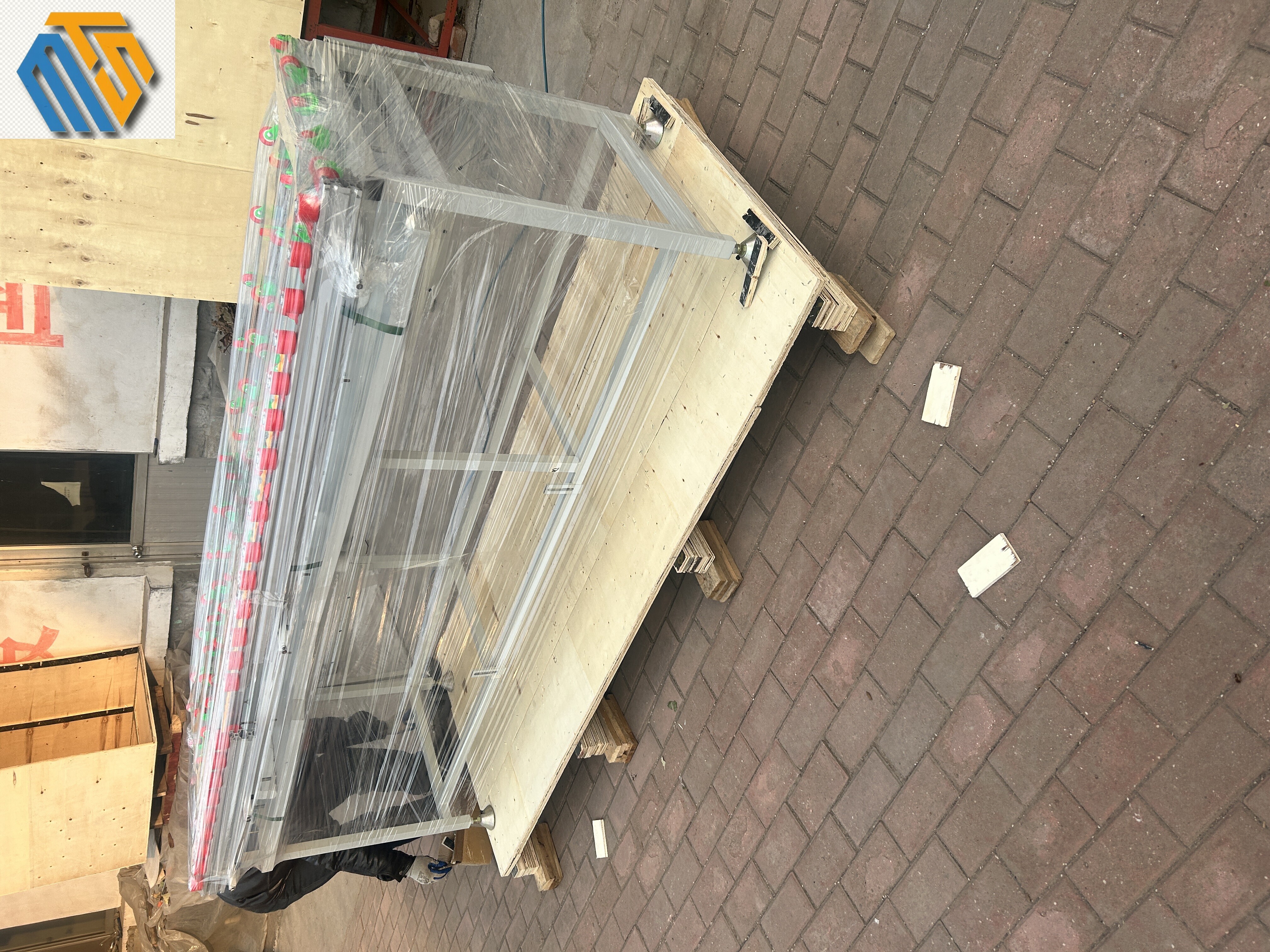 Edging and film removal machine shipped Christmas