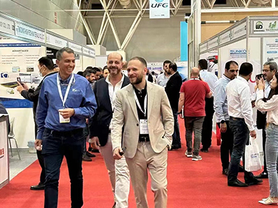 Company's foreign trade team participated in the exhibition at the International Exhibition Center in Riyadh, Saudi Arabia