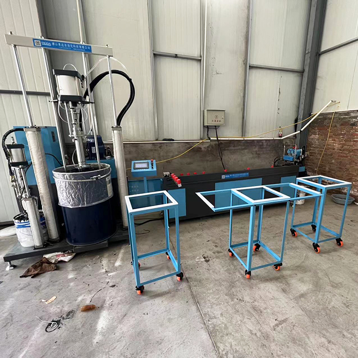 Horizontal gluing machine