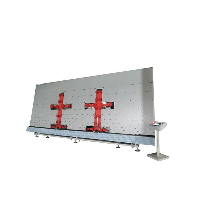 Insulating glass upper and lower plate manipulator